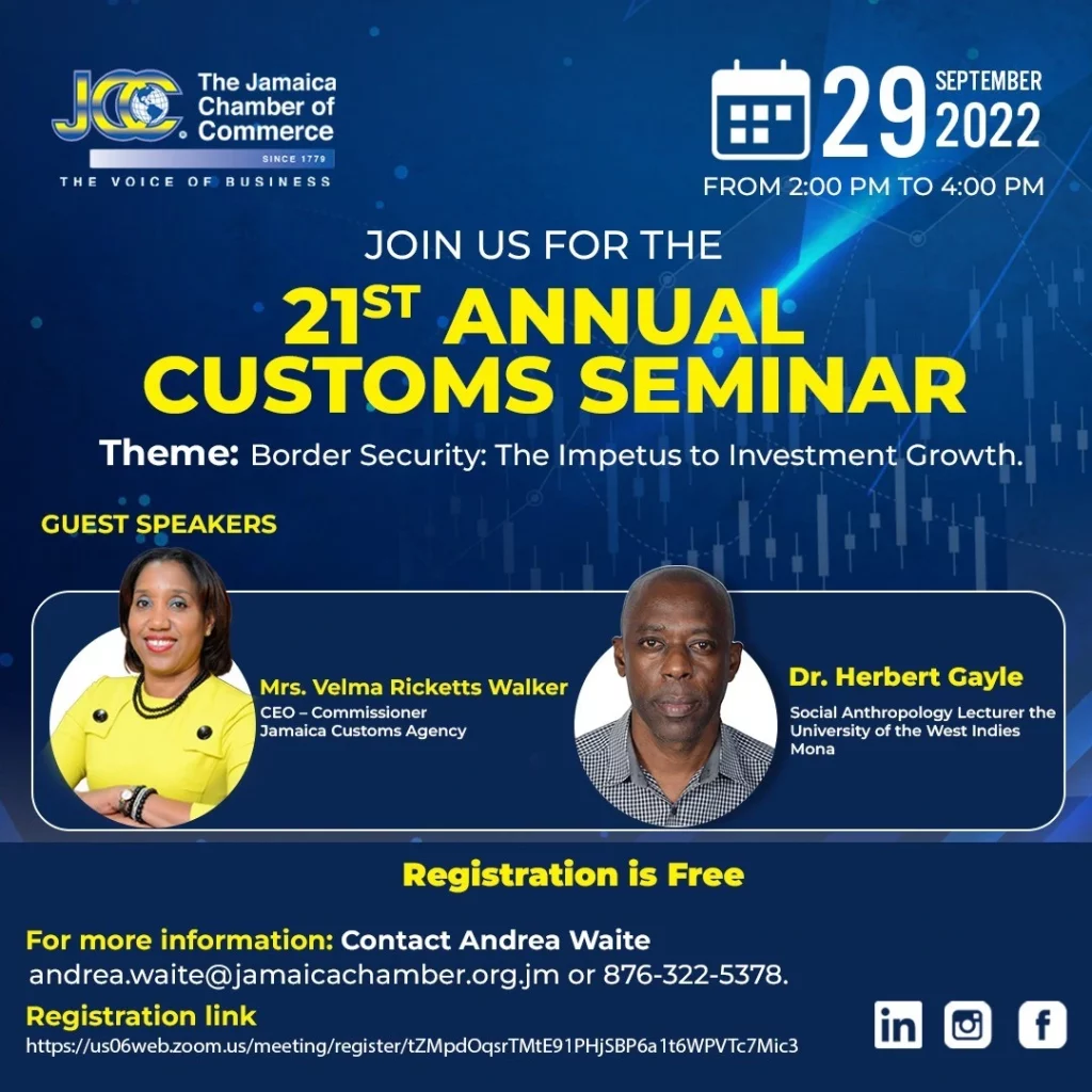 r21st Annual Customs Seminar Flyer