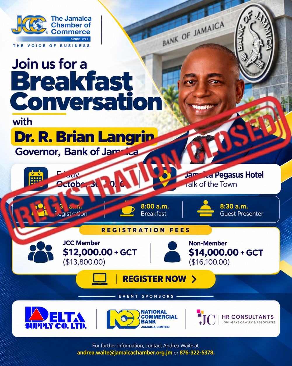 JCC Breakfast Conversation Registration Closed